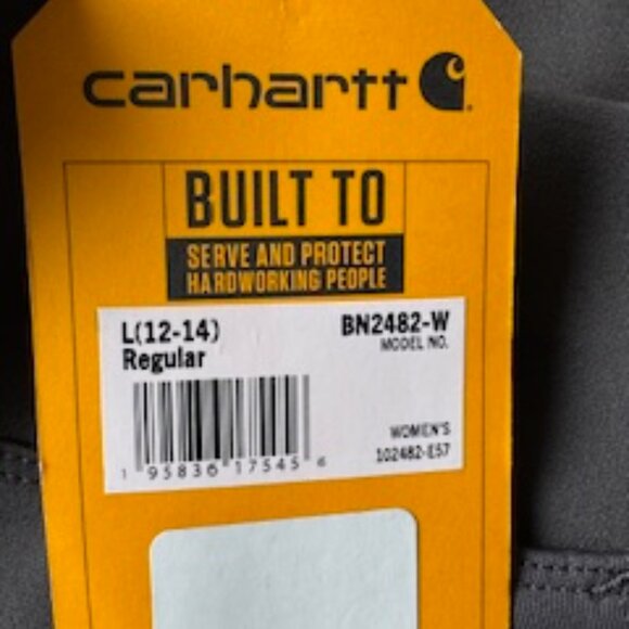 Women's Carhartt Medium Weight Leggings, Large, Gray, NWT - Picture 6 of 10